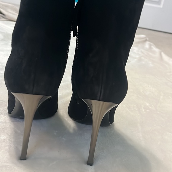 NIB: RAG & BONE Wes Boot/Bootie in Black Suede, Stiletto Heel, Size 6 (36 EU) - Picture 10 of 16